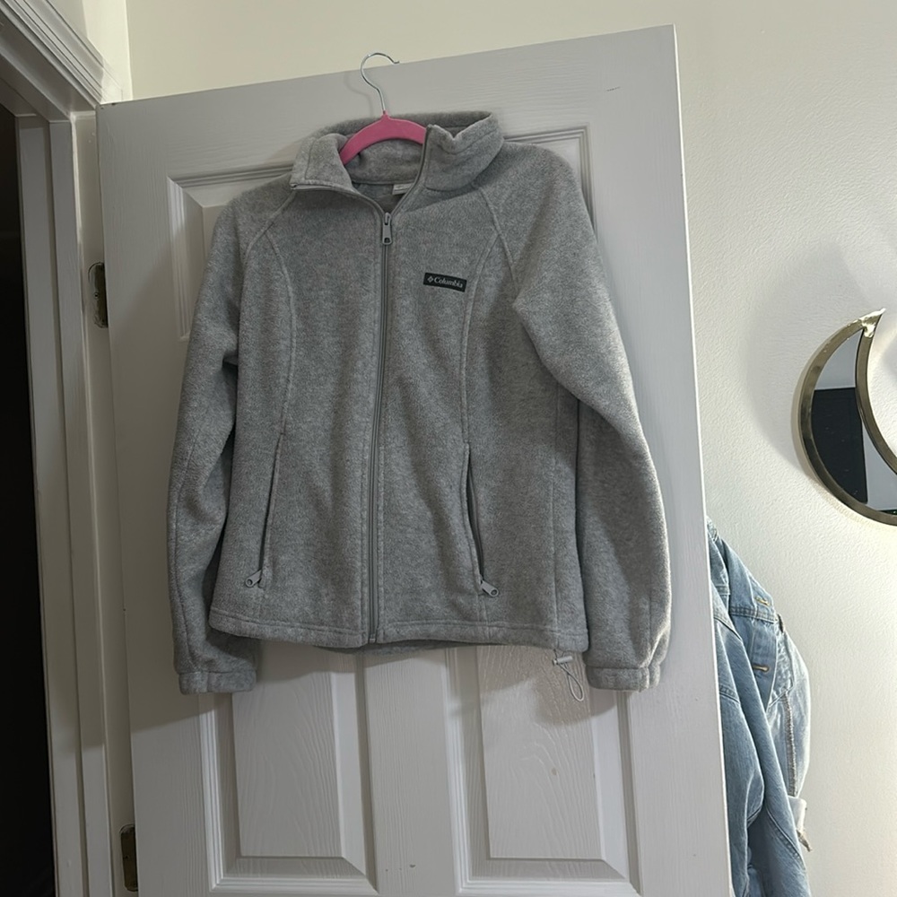 Grey zip up jacket